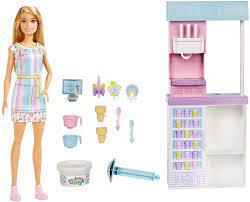 ברבי – מארז גלידריה כולל בצק - BARBIE HCN46