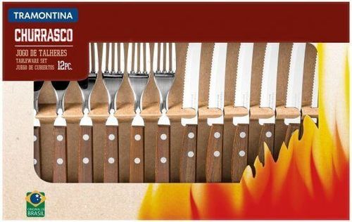 סט סכו''ם 12 חלקים  churrasco