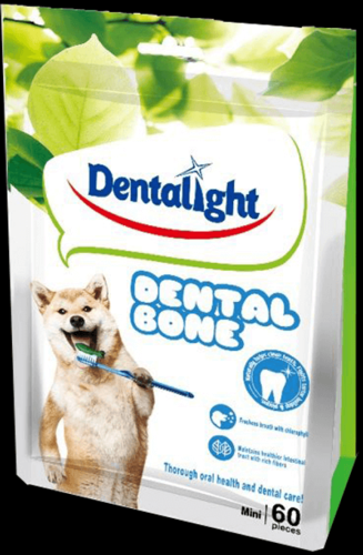 Dental bone מיני עלה דנטלי מארז חיסכון 60 יחידות - 540 גרם