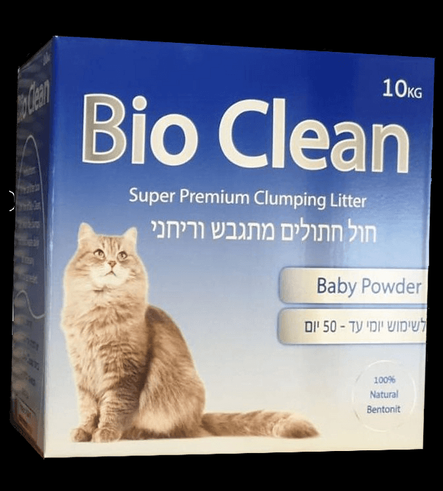 Bio clean - חול חתולים מתגבש ריחני 10 ק"ג