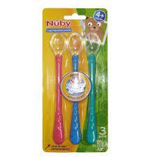 שלישיית כפיות מסיליקון רך Nuby