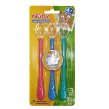 שלישיית כפיות מסיליקון רך Nuby