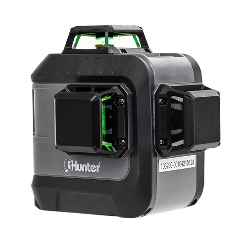 פלס לייזר ירוק היקפי 3X360 קווים 3D 103200-001 Hunter 