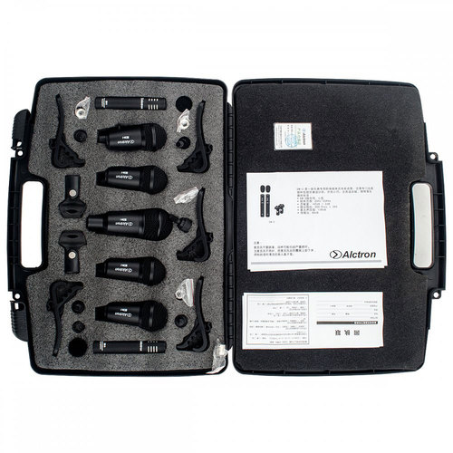 סט מיקרופונים להקלטת תופים ALC T8400