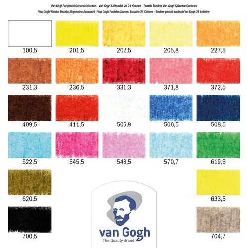 סט 24 פסטל יבש Van Gogh Soft Pastel