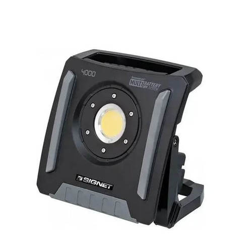 פנס זרקור לד נטען 4500 לומן +מתאמים לסוללות כלים נטענות 