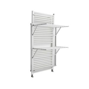  מתלה ייבוש כביסה כפול לבן  KLAUS clotheshorse