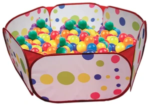 בריכת כדורים גדולה + 150 כדורים צבעוניים
