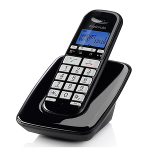 טלפון אלחוטי Motorola S3001 צבע שחור