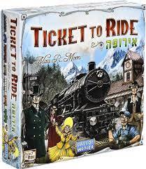 טיקט טו רייד אירופה מבית הקוביה -Ticket to Ride Europe