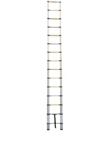 סולם טלסקופי נשען מתקפל יחיד 15 שלבים גובה 440 ס