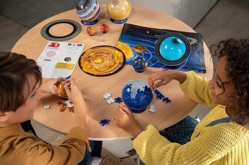 פאזל תלת מימד 540 חלקים הכולל 8 כדורים של מערכת השמש