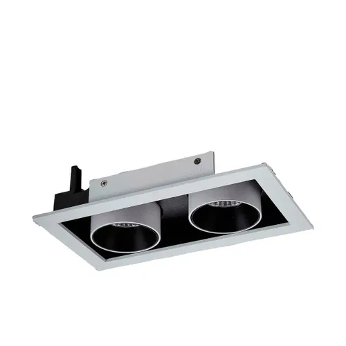 שקוע תקרה 2X12W  מלבן אור חם