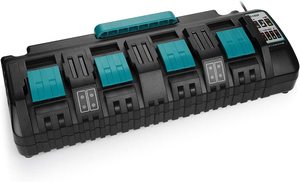 מטען מהיר רביעייה 14.4V-18V לסוללות ליתיום של MAKITA