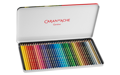 סט 40 עפרונות אקוורל CARAND'ACHE PRISMALO