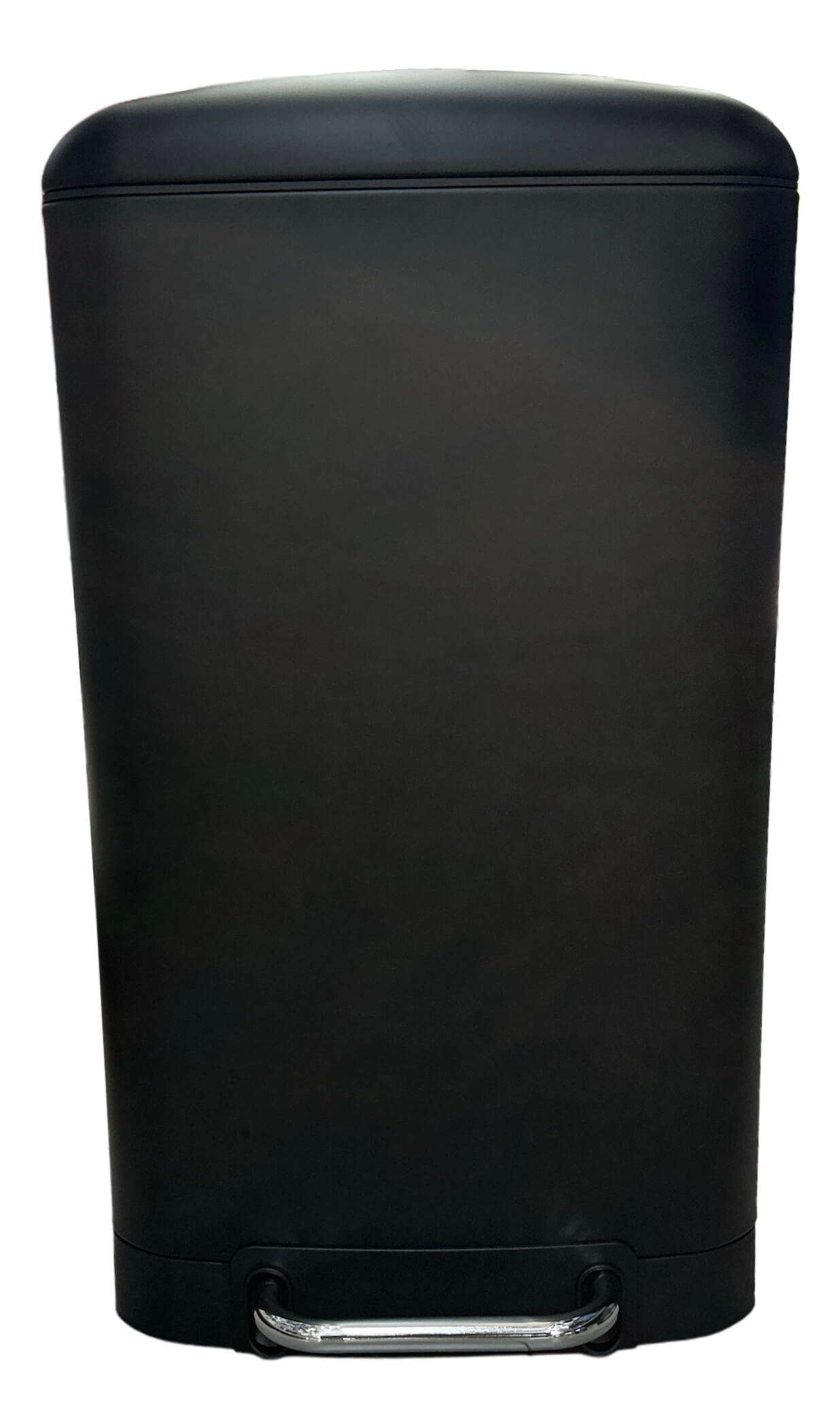 פח דוושה 30L מלבן שחור מט IDEAL HOME