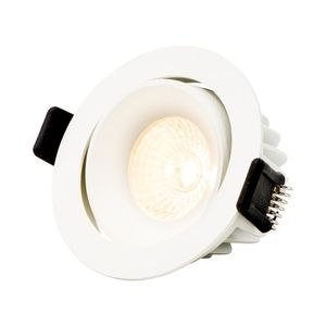 שקוע לד עגול מתכוונן OSRAM 8W, אור ניטרלי 4000K