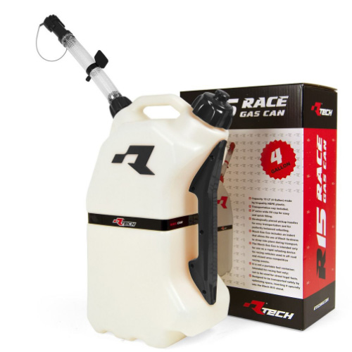 מיכל דלק 15L עם צינור מילוי גמיש שחור - RTECH 15L TANK