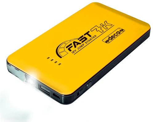 בוסטר לרכב נייד מקצועי 6,000mah דגם FAST 7K מתוצרת Deca
