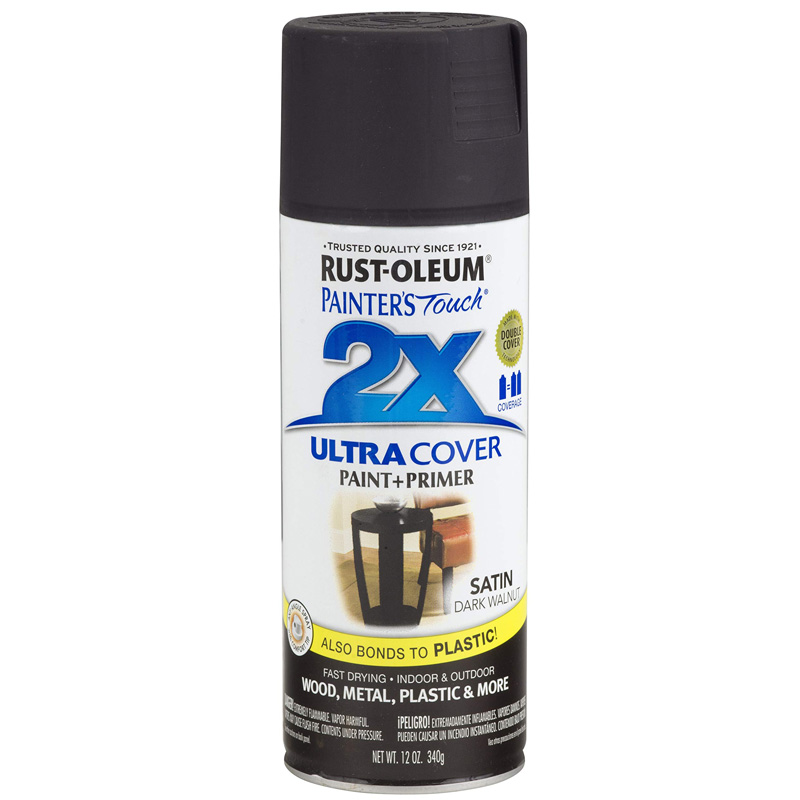 ספריי צבע אגוז משי כהה - 2X ULTRA COVER Rust-Oleum
