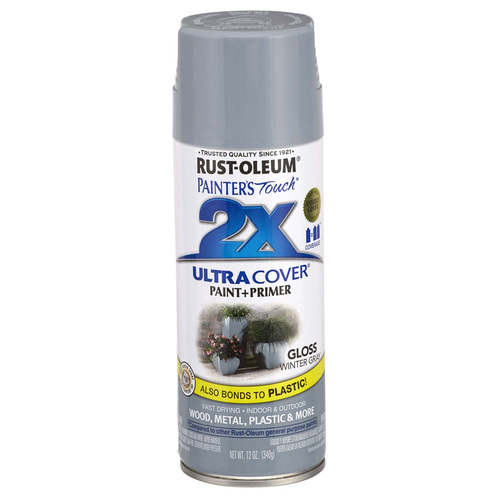 ספריי צבע אפור חורפי 340 גרם - 2X ULTRA COVER Rust-Oleum