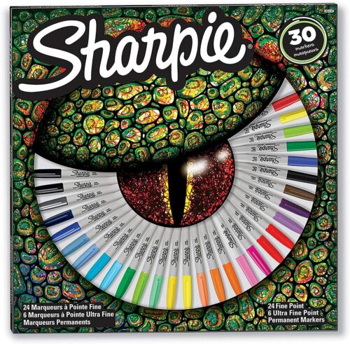סט 30 טושים SHARPIE PERMANENT -לטאה (מהדורה מיוחדת)
