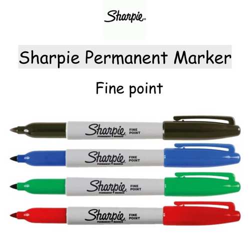 טוש פרמננטי F שרפי (SHARPIE FINE) במגוון צבעים 