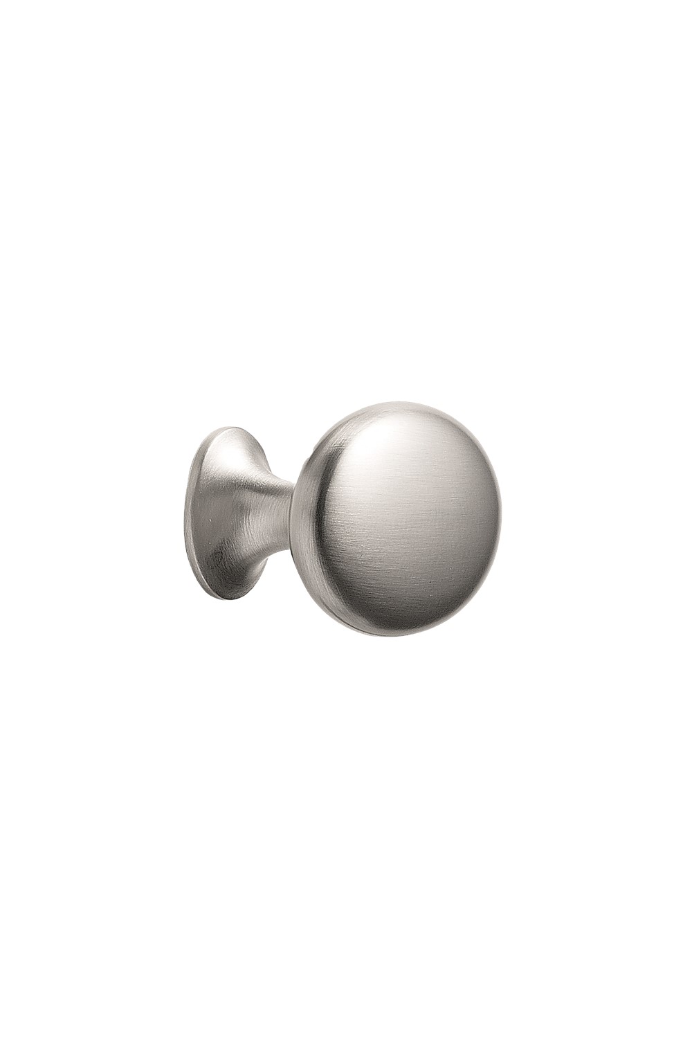 ידית כפתור Oval Simple ניקל מט מוברש - 52506