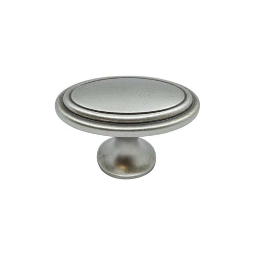 ידית כפתור Oval - בראס עתיק מושחר