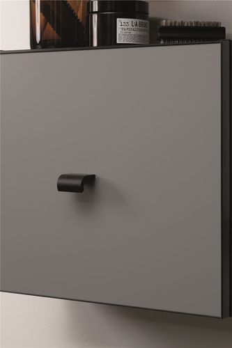 ידית Invert שחור מט מוברש - 32 מ