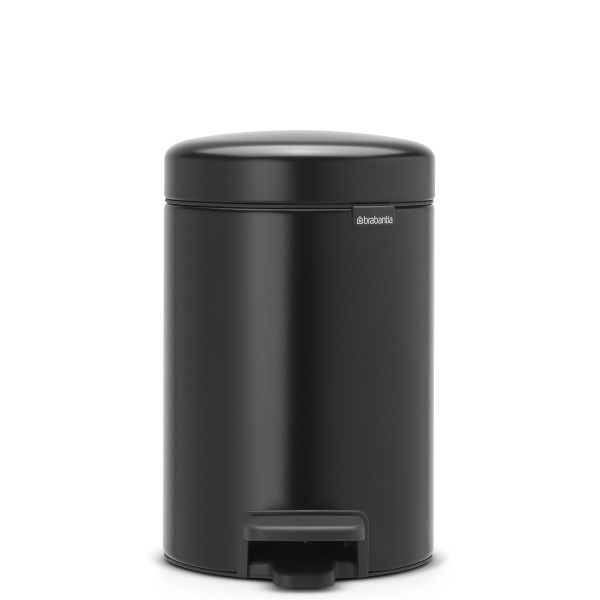 פח פדל 3 ליטר NewIcon - שחור Brabantia