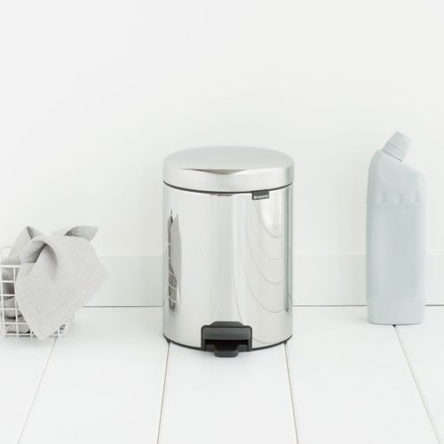 פח פדל 5 ליטר NewIcon - כרום מבריק Brabantia