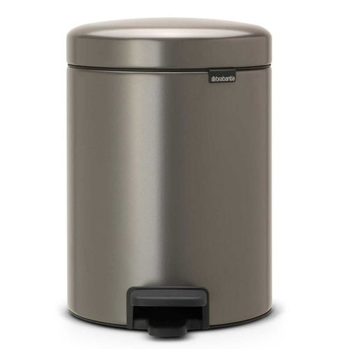פח פדל 5 ליטר NewIcon - פלטיניום Brabantia