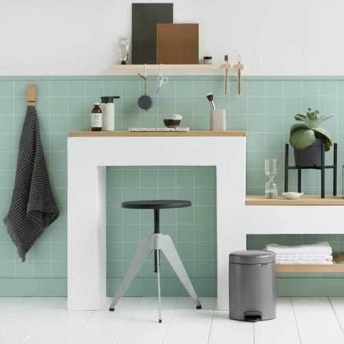 פח פדל 5 ליטר NewIcon - פלטיניום Brabantia