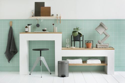 פח פדל 5 ליטר NewIcon - פלטיניום Brabantia
