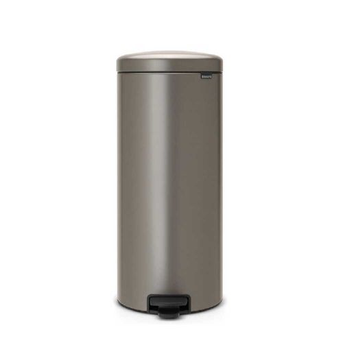 פח פדל 30 ליטר NewIcon - פלטינום Brabantia