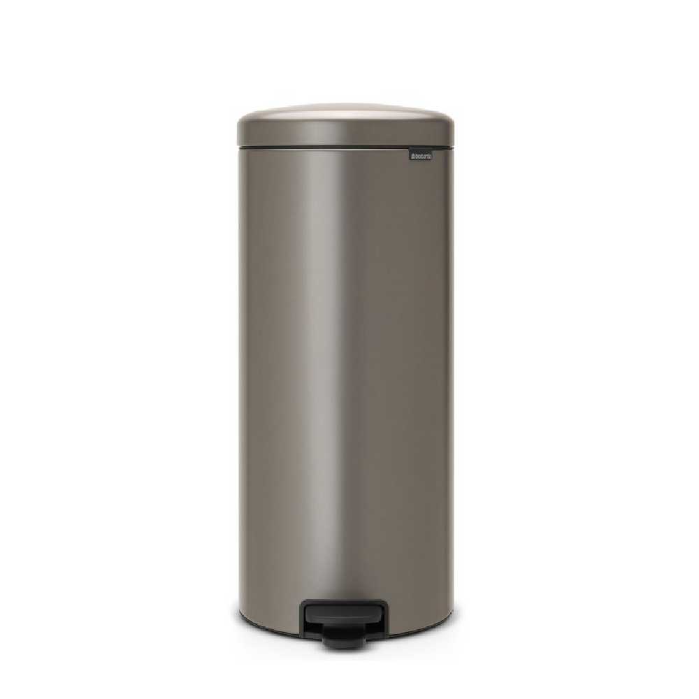 פח פדל 30 ליטר NewIcon - פלטינום Brabantia