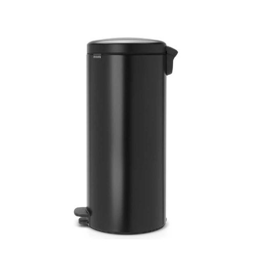 פח פדל 30 ליטר NewIcon - שחור מט Brabantia