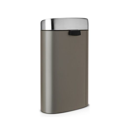 פח טאץ אובלי 40 ליטר - פלטיניום Brabantia