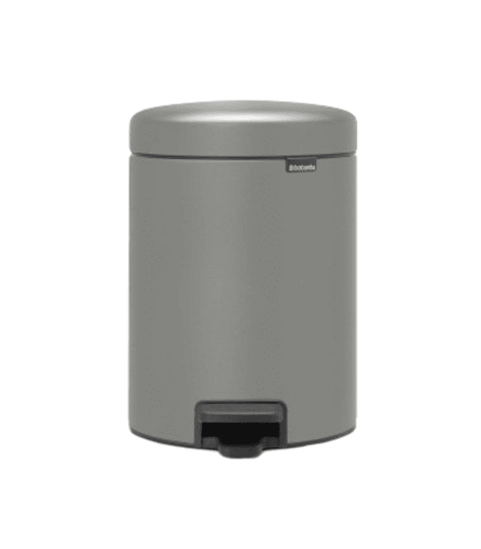 פח פדל 5 ליטר NewIcon - אפור בטון מינרלי Brabantia