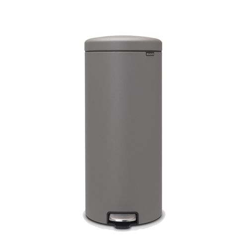 פח פדל 30 ליטר NewIcon - אפור בטון מינרלי Brabantia