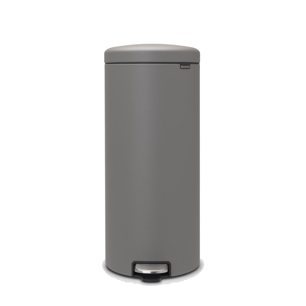 פח פדל 30 ליטר NewIcon - אפור בטון מינרלי Brabantia