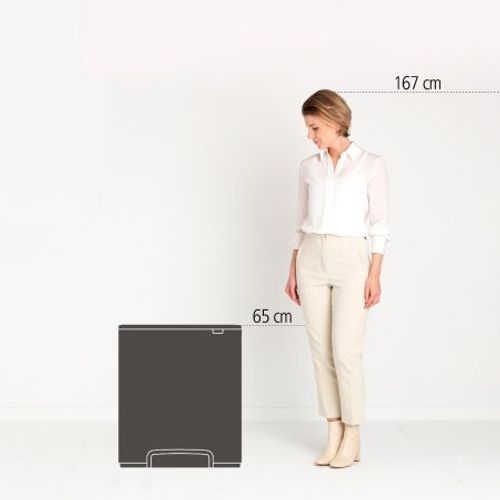פח פדל 60 ליטר BO - לבן Brabantia
