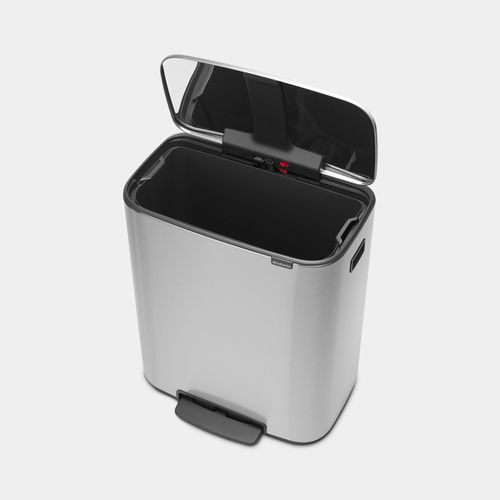פח פדל 60 ליטר BO - ניקל מוברש‏ Brabantia