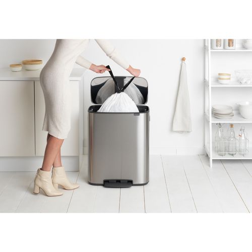 פח פדל 60 ליטר BO - ניקל מוברש‏ Brabantia
