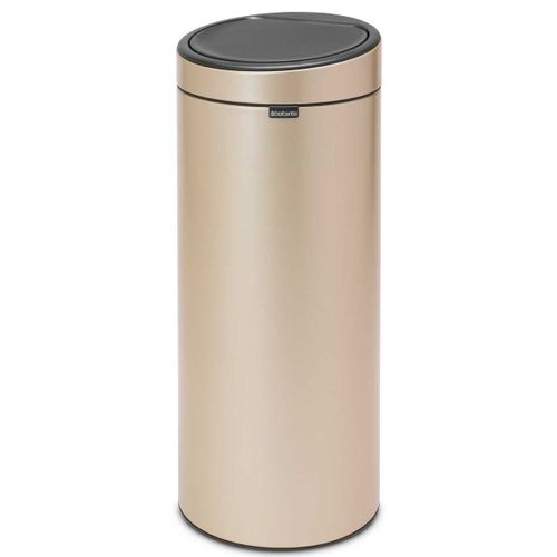 פח טאץ 30 ליטר - שמפניה מט Brabantia