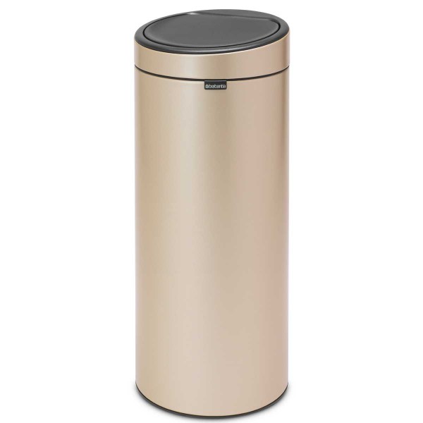 פח טאץ 30 ליטר - שמפניה מט Brabantia