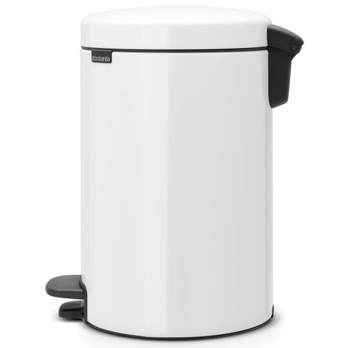פח פדל 12 ליטר NewIcon - לבן Brabantia