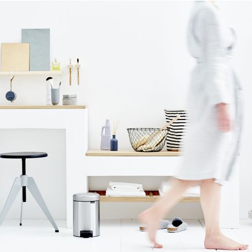 פח פדל 3 ליטר NewIcon - ניקל מוברש Brabantia