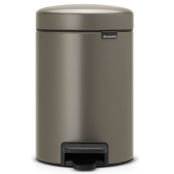פח פדל 3 ליטר NewIcon - פלטיניום Brabantia